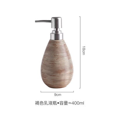 Keraminis losjono buteliukas dušo želė buteliukas namų priedai Rankų dezinfekavimo priemonės buteliukas muilo dozatorius losjono talpyklė vonios kambario produktai