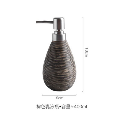 Keraminis losjono buteliukas dušo želė buteliukas namų priedai Rankų dezinfekavimo priemonės buteliukas muilo dozatorius losjono talpyklė vonios kambario produktai