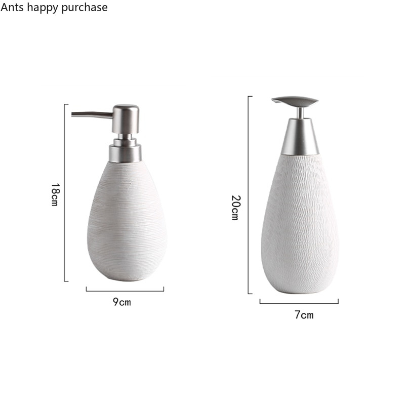 Keraminis losjono buteliukas dušo želė buteliukas namų priedai Rankų dezinfekavimo priemonės buteliukas muilo dozatorius losjono talpyklė vonios kambario produktai
