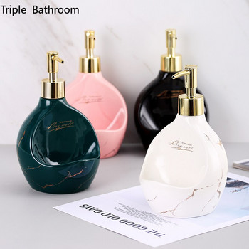 Nordic Liquid Soap Dispenser Ceramic Multifunction Dish Dish Hand Sanitzer Hold Wristband Hand dispenser Αξεσουάρ μπάνιου