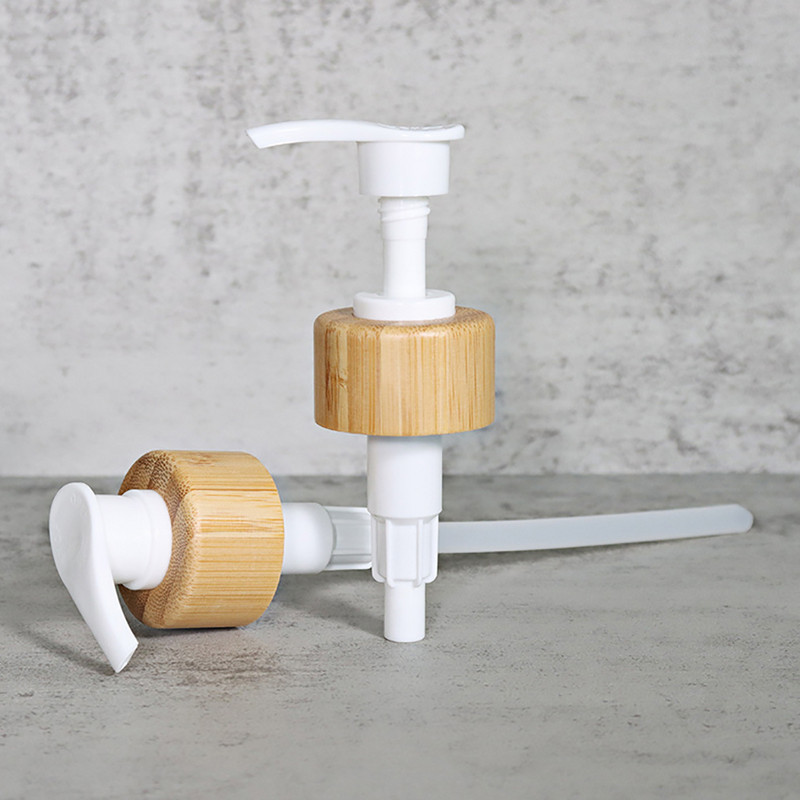 3 vnt muilo dozatoriaus buteliukas su bambuko pompa Daugkartinio naudojimo šampūno kondicionieriaus kūno prausimosi konteinerio buteliukas su etiketėmis