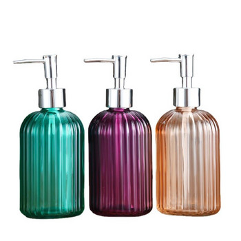 Color Clear Soap Dispenser Bottle Refillable Liquid Hand Shampoo Dispenser for Bathroom Dispenser