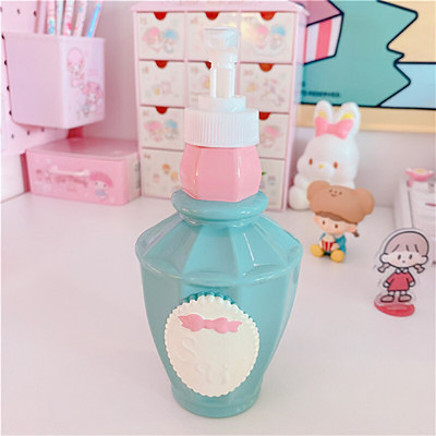 Cute Shell parfüm alakú fürdőszoba samponos flakon 250 ml/350 ml szappanadagoló testápoló hajbalzsam újratölthető flakon