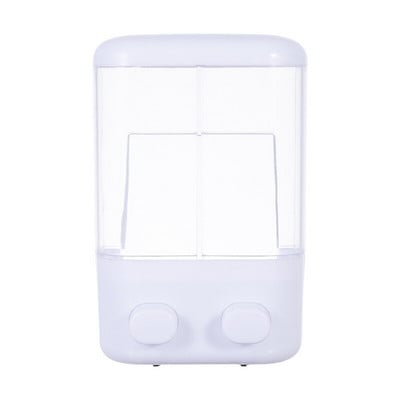 Fürdőszoba ütésmentes kézi szappanadagoló falra akasztható varrat nélküli paszta fertőtlenítő palack átlátszó többfolyékony szappanadagoló