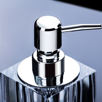 Διαφανές Crystal Glass Hand Sanitizer Bottle Soap Creative European Press Hotel Dispenser Liquid Soap Soap Lotion Bottle LD85