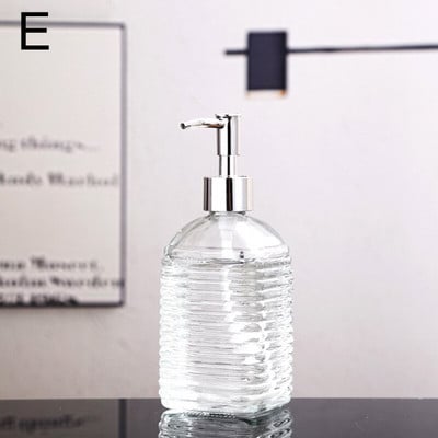 400 ml-es szappanadagoló üveg sampon fertőtlenítő flakon hajbalzsam tusfürdő kézi sajtó adagoló fürdőszobai kiegészítők