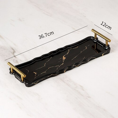 Sticlă de loțiune din ceramică Dispenser decorativ din ceramică pentru dezinfectant pentru mâini Flacon dezinfectant Dozator de săpun Tavă dreptunghiulară din ceramică