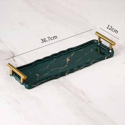 Sticlă de loțiune din ceramică Dispenser decorativ din ceramică pentru dezinfectant pentru mâini Flacon dezinfectant Dozator de săpun Tavă dreptunghiulară din ceramică