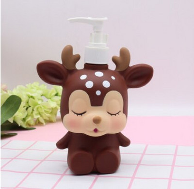 Cartoon hordozható lotion palack folyékony szappanadagoló műanyag kézi szappanpalack tusfürdő sampon palack háztartási utazás