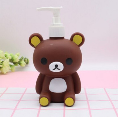 Cartoon hordozható lotion palack folyékony szappanadagoló műanyag kézi szappanpalack tusfürdő sampon palack háztartási utazás
