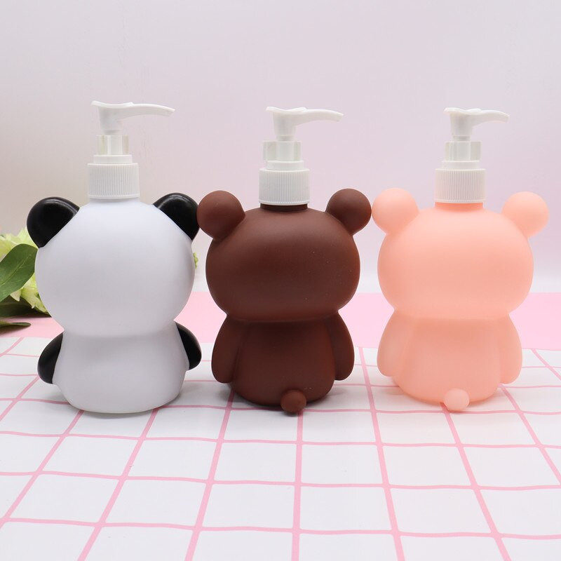 Cartoon hordozható lotion palack folyékony szappanadagoló műanyag kézi szappanpalack tusfürdő sampon palack háztartási utazás