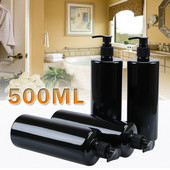 Μπουκάλια 3/4 τεμ. Empty Pump Bottles Refillable 500ml Bottles PET Plastic Empty Lotion Pump Bottles for Gel Soap Dispenser