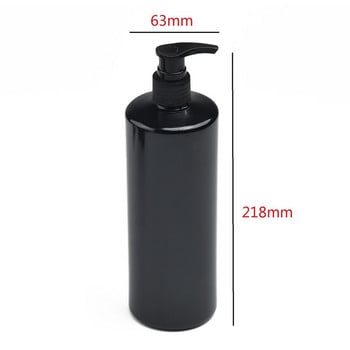 Μπουκάλια 3/4 τεμ. Empty Pump Bottles Refillable 500ml Bottles PET Plastic Empty Lotion Pump Bottles for Gel Soap Dispenser