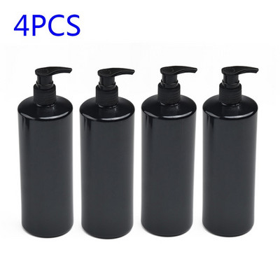 Μπουκάλια 3/4 τεμ. Empty Pump Bottles Refillable 500ml Bottles PET Plastic Empty Lotion Pump Bottles for Gel Soap Dispenser