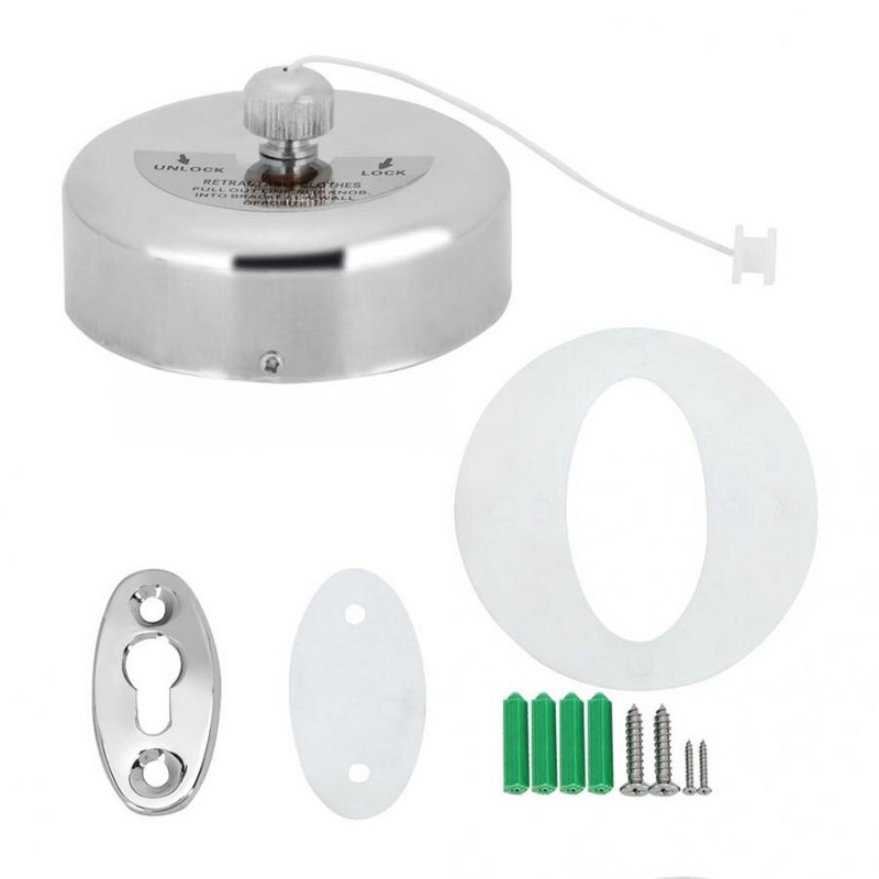 Drabužių linija Drabužių džiovinimo lentyna Virvių laikymas Nerūdijančio plieno Ištraukiamos drabužių linijos Drabužių džiovintuvas Organizatorius Skalbinių kabykla