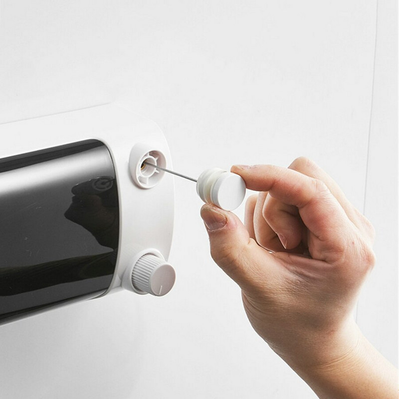 Ištraukiama plieninė viela Dviejų eilių drabužių linija, kabykla, drabužių džiovintuvas, drabužių linija