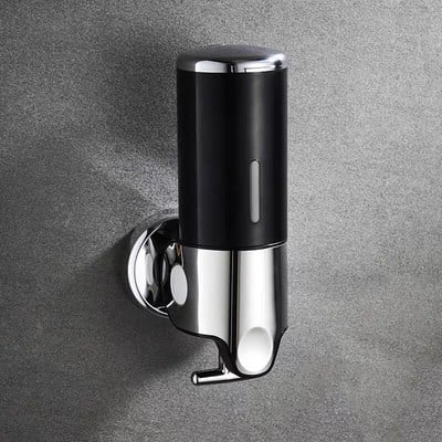 Dozator de săpun cu spumă de baie Suport pentru dezinfectant pentru mâini, montat pe perete, săpun, șampon, duș, lichid, pentru accesorii de baie