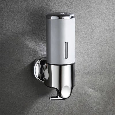 Dozator de săpun cu spumă de baie Suport pentru dezinfectant pentru mâini, montat pe perete, săpun, șampon, duș, lichid, pentru accesorii de baie