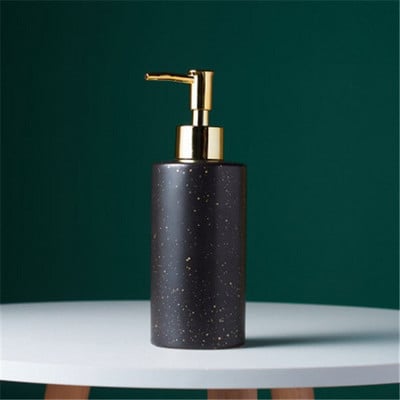 Kerámia luxus fürdőszoba márvány szappanadagoló pumpás flakon tusfürdő sampon Nordic Chic otthoni pár csésze szappan mosogató eszközök