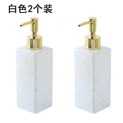 Kerámia luxus fürdőszoba márvány szappanadagoló pumpás flakon tusfürdő sampon Nordic Chic otthoni pár csésze szappan mosogató eszközök