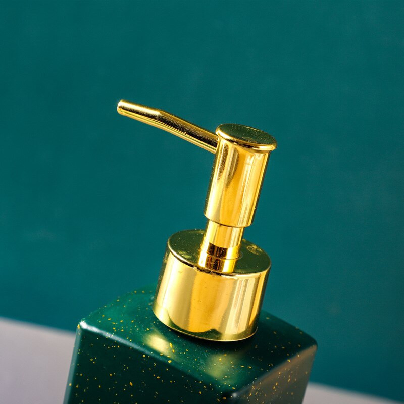 Kerámia luxus fürdőszoba márvány szappanadagoló pumpás flakon tusfürdő sampon Nordic Chic otthoni pár csésze szappan mosogató eszközök