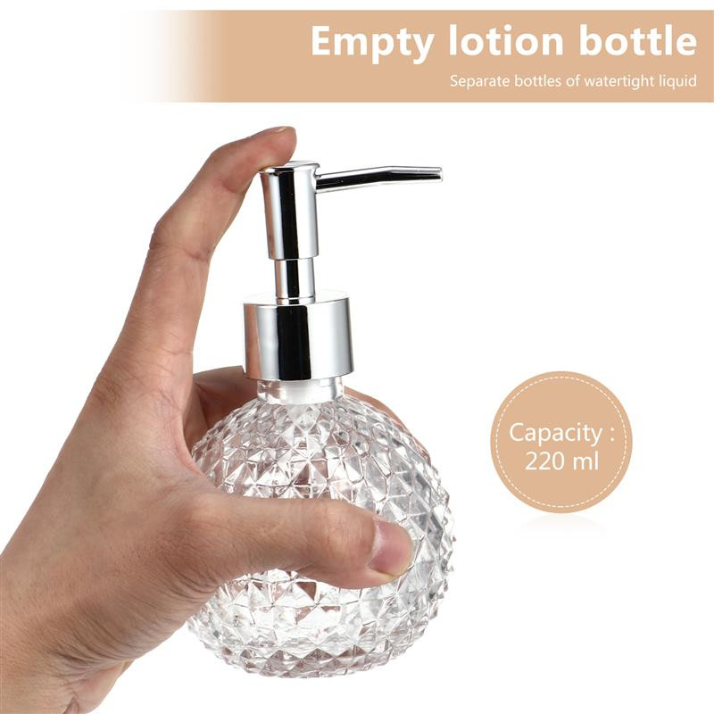 220 ml šampūno losjono dozatorius presas pompa buteliukas rankų dezinfekavimo priemonė skystas muilas dušo želė talpyklė vonios kambario priedai