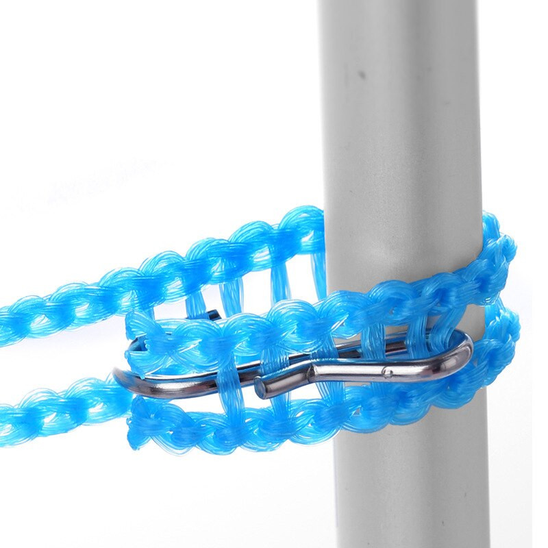 8 m rūbų virvė Balkonas, neslystantis, atsparus vėjui, patvarus buitinis prietaisas, nailoninis sulankstomas kietų drabužių džiovinimo speciali virvė