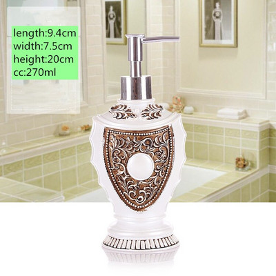 1db European Resin Travel Lotion palack Folyékony szappanadagoló Konyhai kézfertőtlenítő Tároló samponos flakon Fürdőszoba tartozék