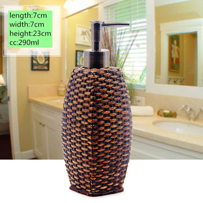 1db European Resin Travel Lotion palack Folyékony szappanadagoló Konyhai kézfertőtlenítő Tároló samponos flakon Fürdőszoba tartozék