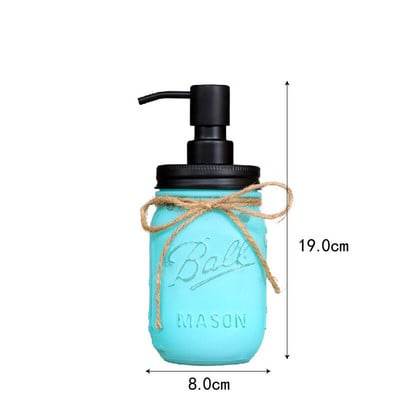 Lengvo prabangaus stiklo virtuvės muilo dozatorius šampūnas dušo želė dozavimo buteliukas Rankų dezinfekavimo priemonės laikiklis vonios kambario priedai