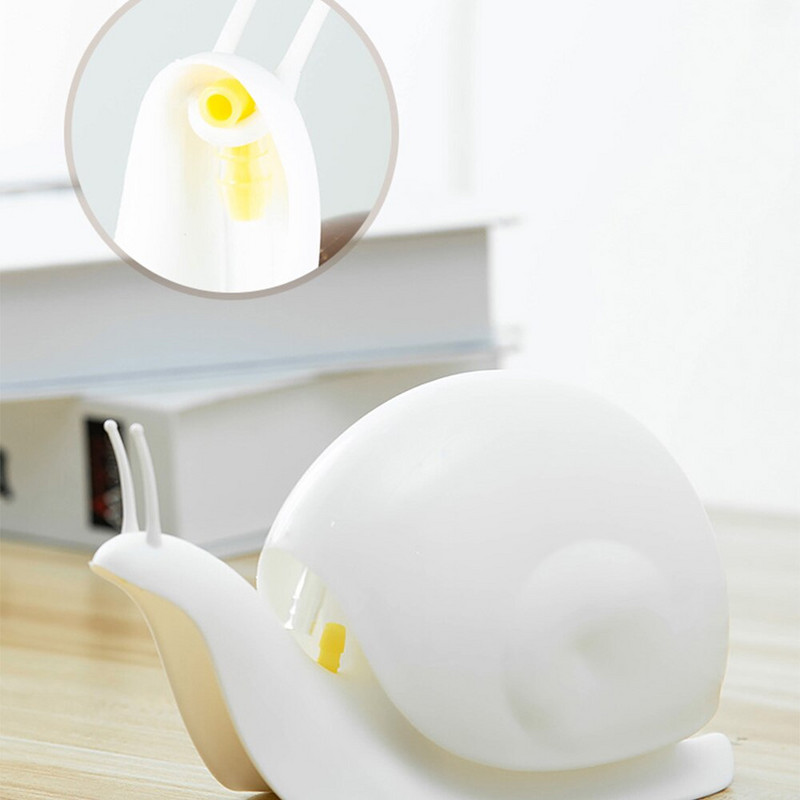 Dozator de săpun Creativ în formă de melc Pompă de lichid de curățare Dispenser Container Presă manuală Acasă Baie Accesoriu pentru curățarea bucătăriei