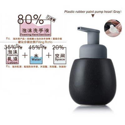 Nordic Ceramics putplasčio muilo dozatorius apyrankė Rankų dozatorius tualeto sanitarijos buteliukai vonios kambario priedai Tuščias pompos butelis