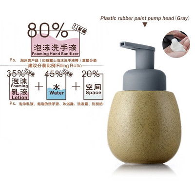 Nordic Ceramics putplasčio muilo dozatorius apyrankė Rankų dozatorius tualeto sanitarijos buteliukai vonios kambario priedai Tuščias pompos butelis