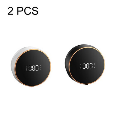 Sieninis automatinis skysto muilo dozatorius LED temperatūros ekranas USB įkraunamas bekontaktis infraraudonųjų spindulių jutiklio putų aparatas