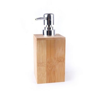 Горещи продавани естествени бамбукови креативни продукти за баня Комплекти Бамбуков дозатор за течен сапун Дезинфектант Бутилки