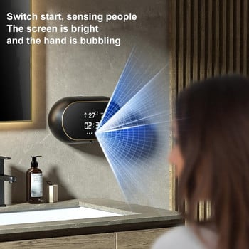 Нов дозатор за сапун с пяна, автоматичен безконтактен сензор, USB интелигентна машина за пяна, инфрачервен дозатор за течен сапун, помпа, дезинфектант за ръце