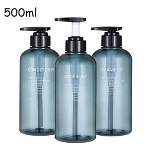 300/500 ml muilo dozatoriaus buteliuko šampūno kondicionieriaus kūno muilo buteliuko rinkinys didelis pakartotinai užpildomas losjono dozatorius vonios kambario priedai
