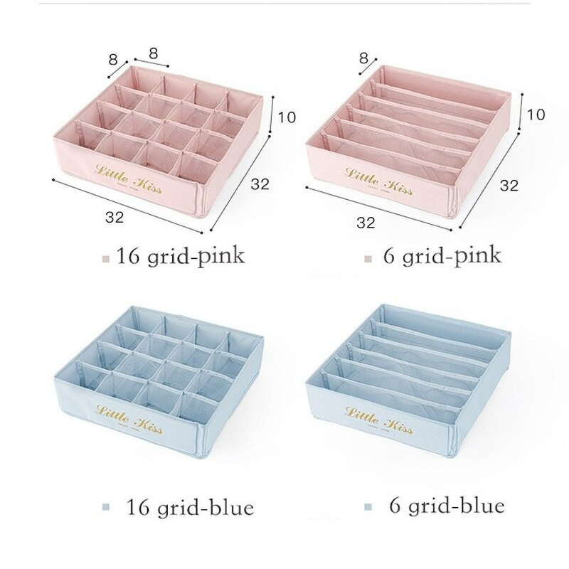 Сгъваем органайзер за чекмедже за бельо Разделители Кутия Ondergoed Bh Opbergdoos Сутиени Шалове Вратовръзки Чорапи Кутия за съхранение Органайзер за съхранение Ondergoed