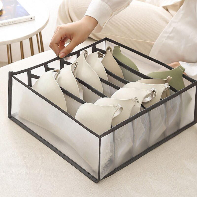 3 бр./компл. Чекмедже за бельо Органайзер Кутия за съхранение Сгъваеми гардероби Организатори Разделител на чекмеджета Кутии за съхранение на долни гащи Чорапи Сутиен