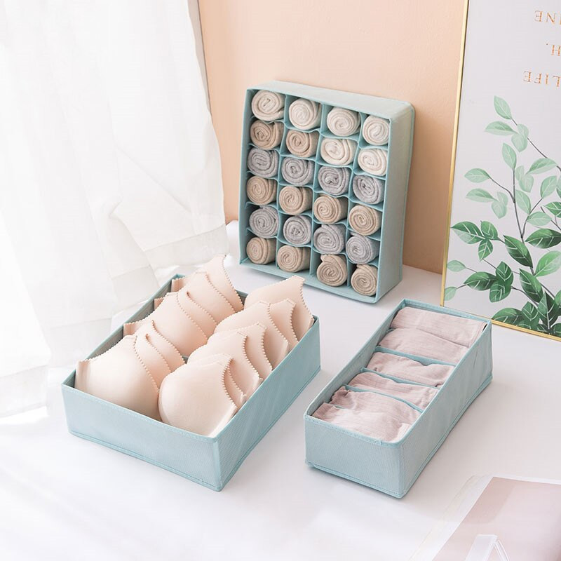 Organizator pliabil de depozitare lenjerie intima chiloți șosete eșarfă sutien haine sertar cutie de depozitare dulap dulap cameră separată