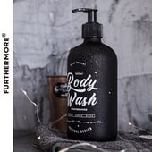 500 ml-es szappanadagoló fekete matt üvegpalack fürdőszobai testmosó sampon hajbalzsam flakonok hordozható tároló alpalack