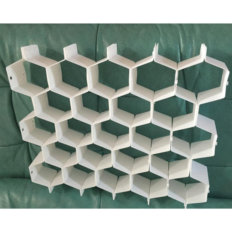 Reguliuojamas stalčius, korio plokštės pertvaros skirstytuvo dėžutės skyriklis „pasidaryk pats“ tinklelis, laikymo organizatorius, ląstelių rūšiavimas kelnaitės, kojinės