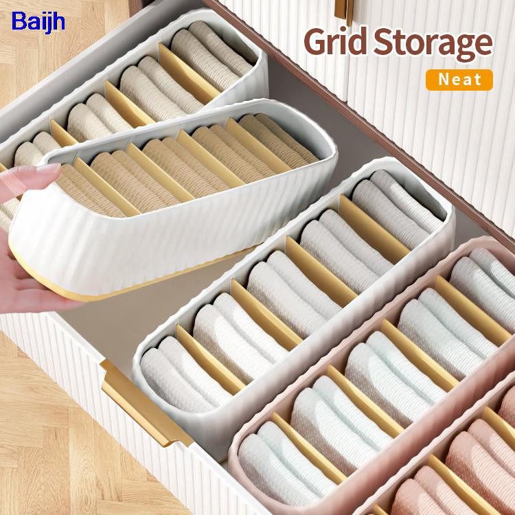 3 db/készlet Fehérnemű Szervező Zokni Tároló doboz Nordic Style melltartóhoz Rövidnadrág Ruhák Szekrény Fiók Elválasztó Dobozok Szekrényrendező