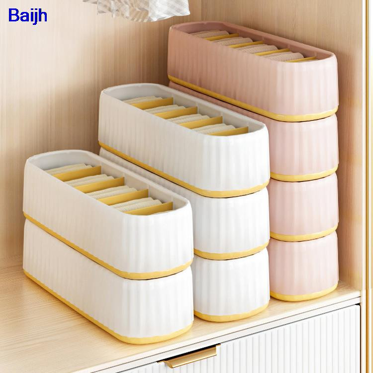 3 db/készlet Fehérnemű Szervező Zokni Tároló doboz Nordic Style melltartóhoz Rövidnadrág Ruhák Szekrény Fiók Elválasztó Dobozok Szekrényrendező