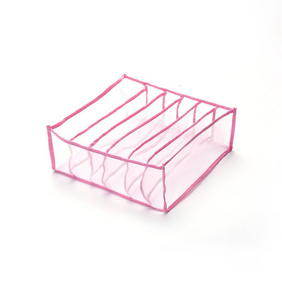 Fehérnemű tároló doboz Női zokni Ruhásszekrény Fiókos Melltartó Fehérnemű Megvastagított rács Csomagoló doboz Hálós rács