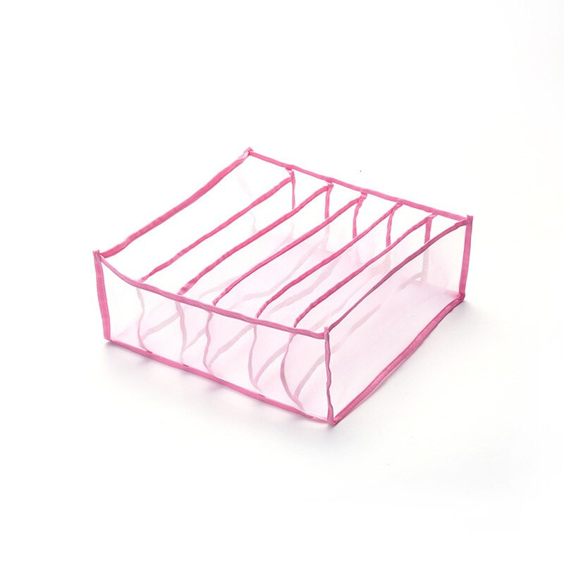 Fehérnemű tároló doboz Női zokni Ruhásszekrény Fiókos Melltartó Fehérnemű Megvastagított rács Csomagoló doboz Hálós rács