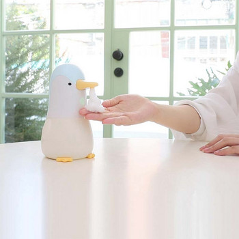 Cute Penguin Automatic Touchless Διανομέας Υγρού Σαπουνιού Μπάνιο Κουζίνα USB Power Φορητό απολυμαντικό χεριών χωρίς αφή 400ml