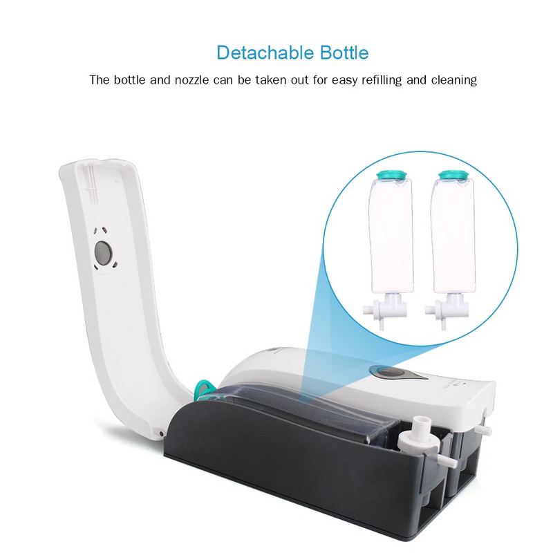 CHUANGDIAN šampūno dozatorius be gręžimo sienoje montuojamas muilo dozatorius 2 galvų vonios dušo želė skystas šampūno dozatorius 300 ml*2