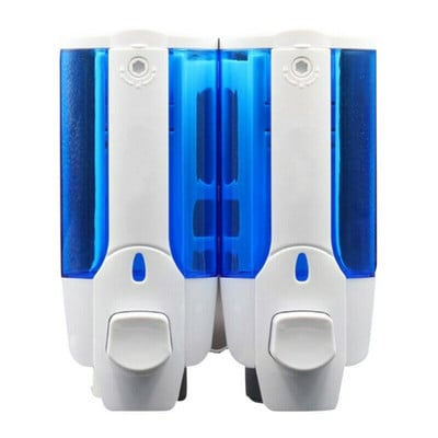 700 ml-es duplafejes falra szerelhető zuhanyfürdő mosóvíz szappan sampon adagoló