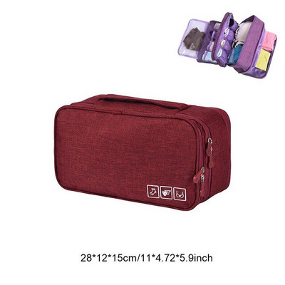 Ladice za grudnjak Organizatori Pregrade za pohranu na putovanju Kutije Torba Čarape Gaćice Platnena torbica Odjeća Dodaci za garderobu Potrošni materijal